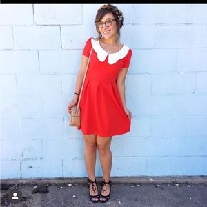 Red dress size xs